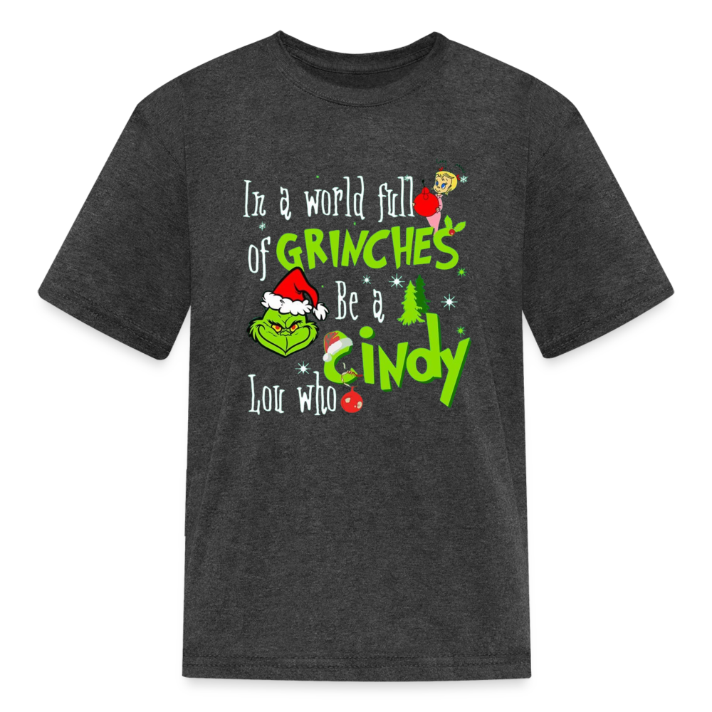Kids' T-Shirt - heather black