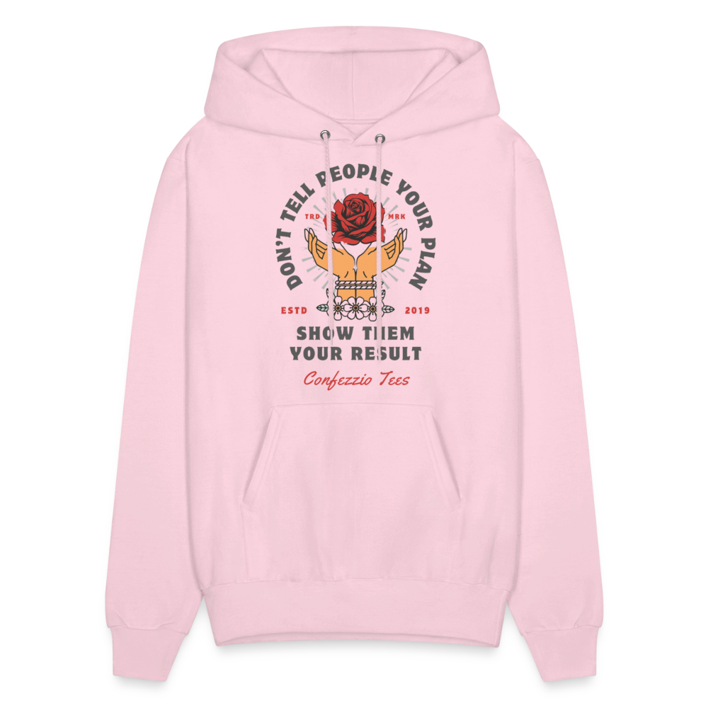 Men's Hoodie - pale pink
