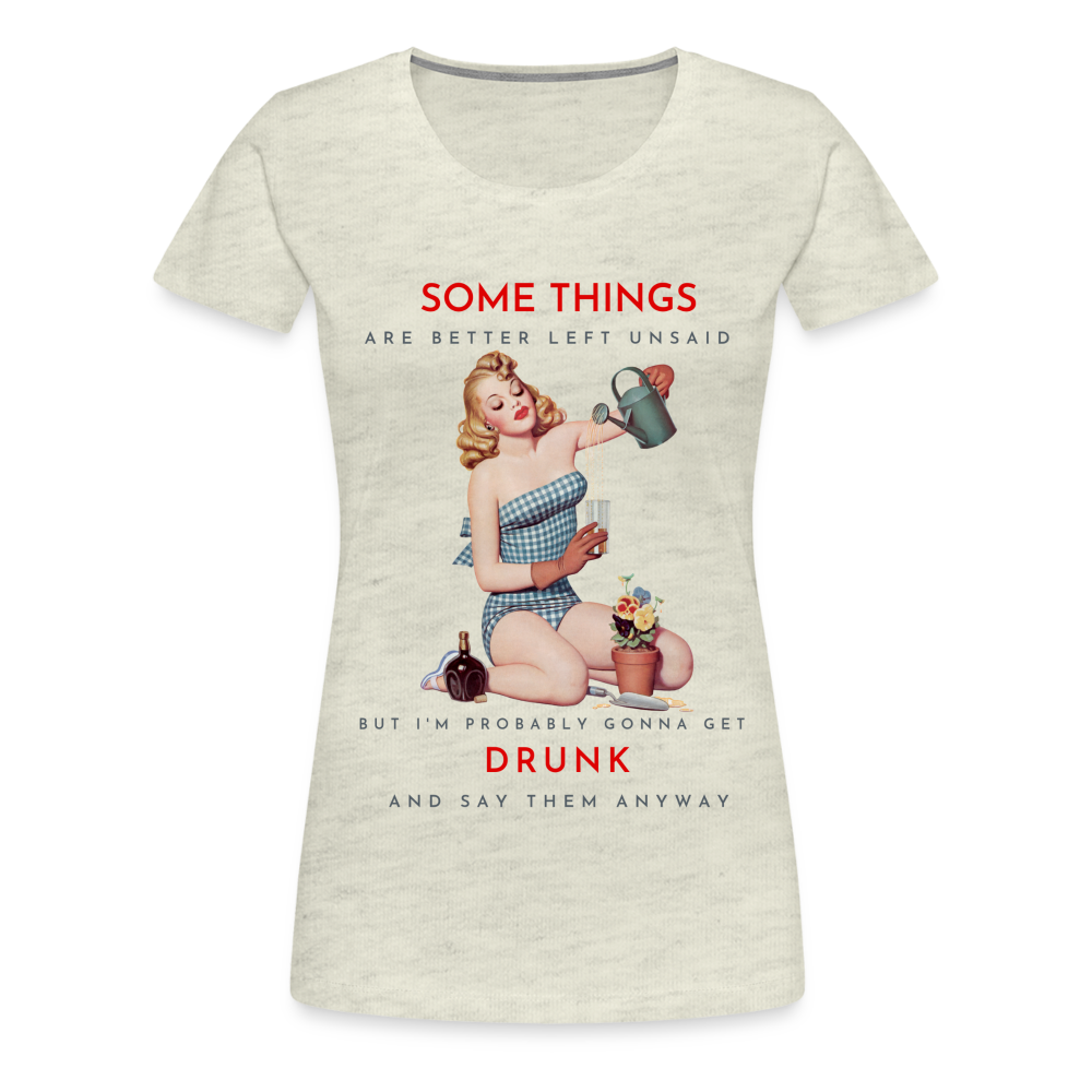 Women's T-Shirt - heather oatmeal