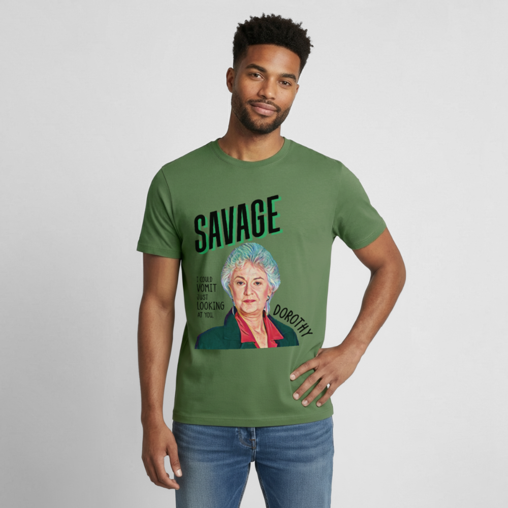 Gildan Ultra Cotton Adult T-Shirt - military green