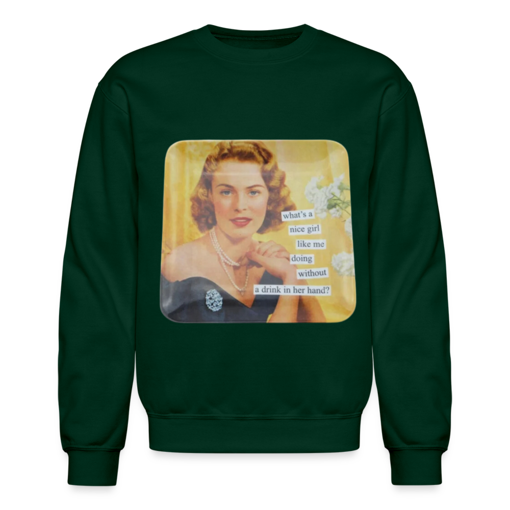Crewneck Sweatshirt - forest green