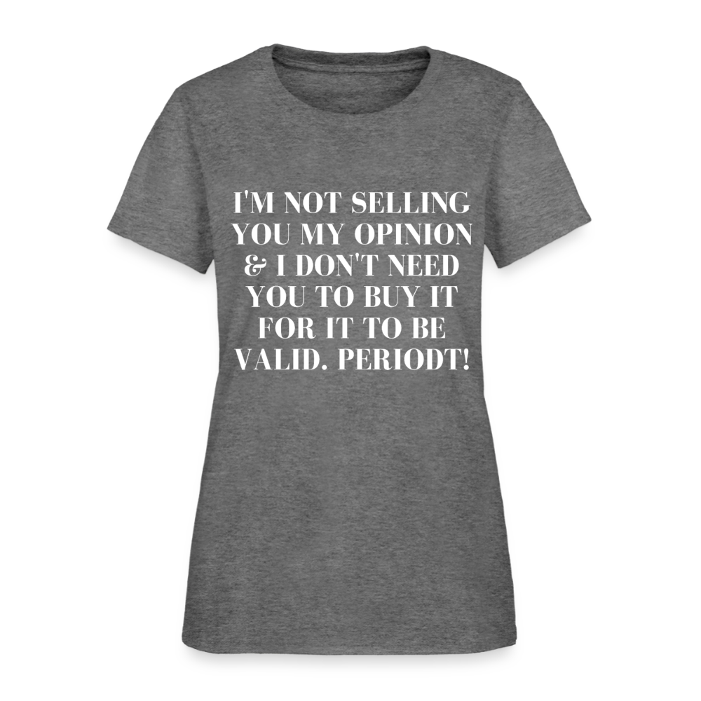 Women's T-Shirt - graphite heather