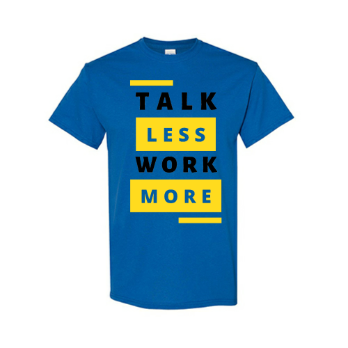 Talk Less_ Blue