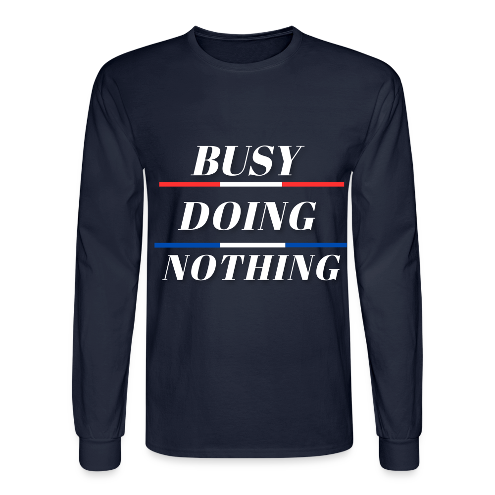 Men's Long Sleeve T-Shirt - navy