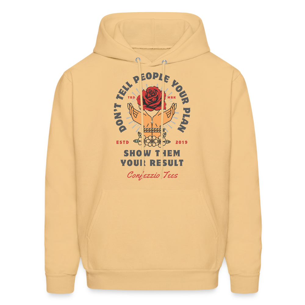 Men's Hoodie - light gold 