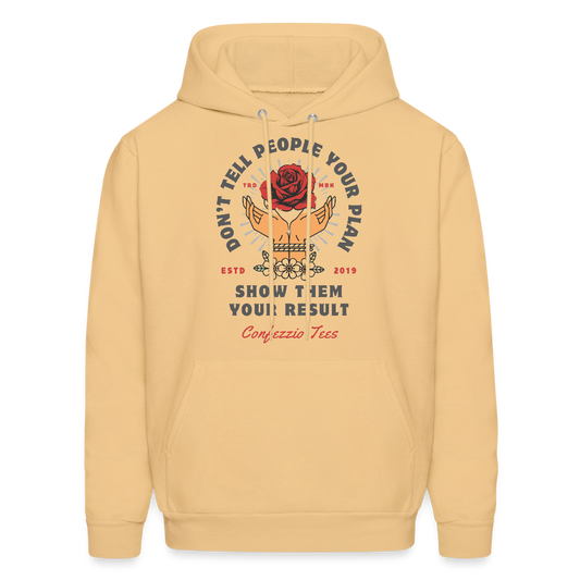Men's Hoodie - light gold 