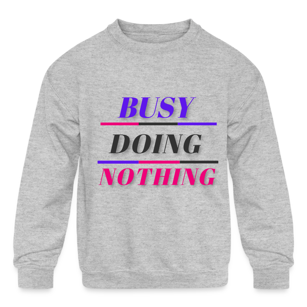 Kids' Crewneck Sweatshirt - heather gray