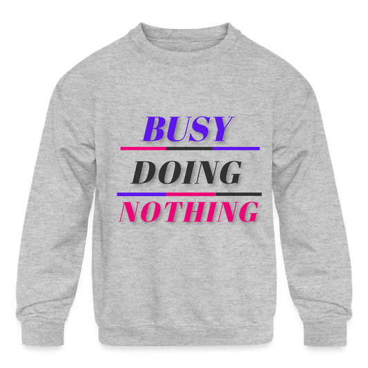 Kids' Crewneck Sweatshirt - heather gray