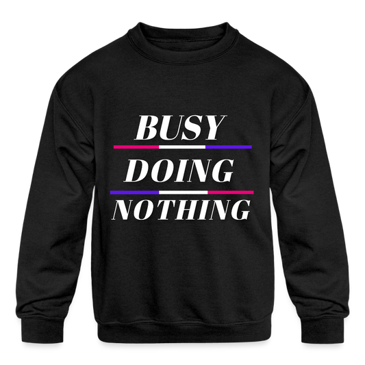 Kids' Crewneck Sweatshirt - black