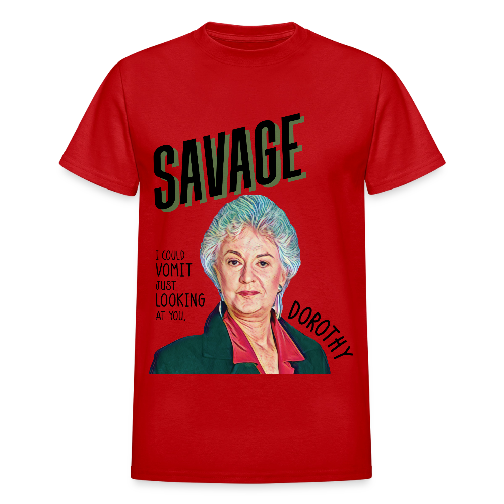 Gildan Ultra Cotton Adult T-Shirt - red