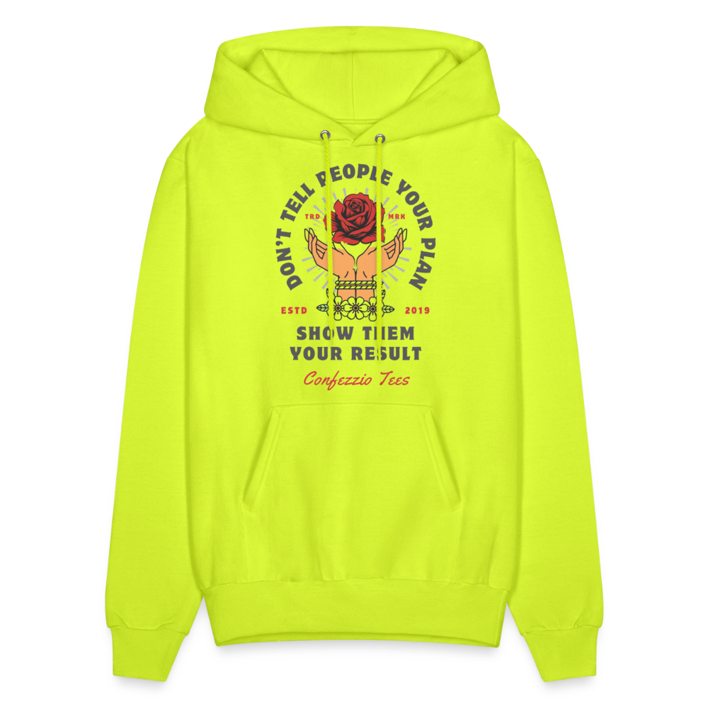 Men's Hoodie - safety green