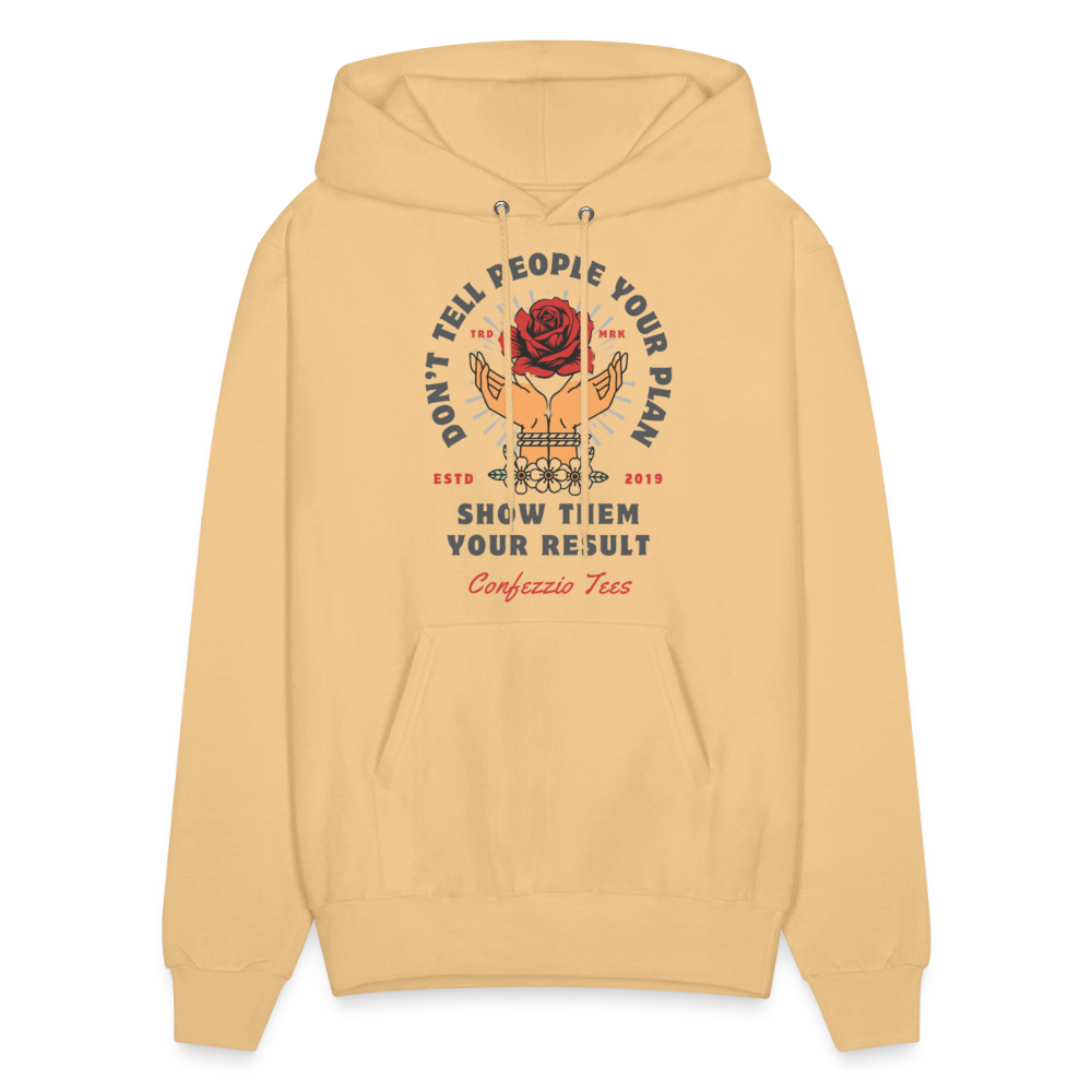 Men's Hoodie - light gold 