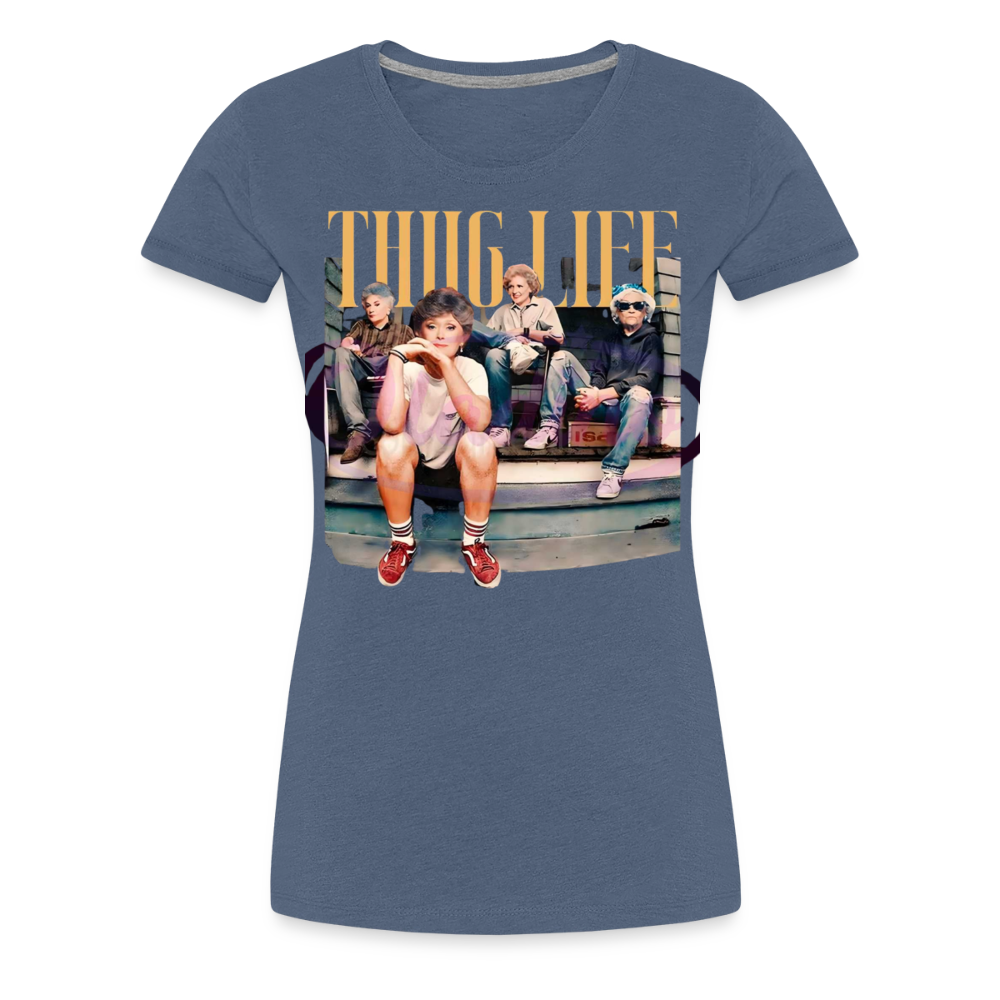 Gildan Ultra Cotton Adult T-Shirt - heather blue