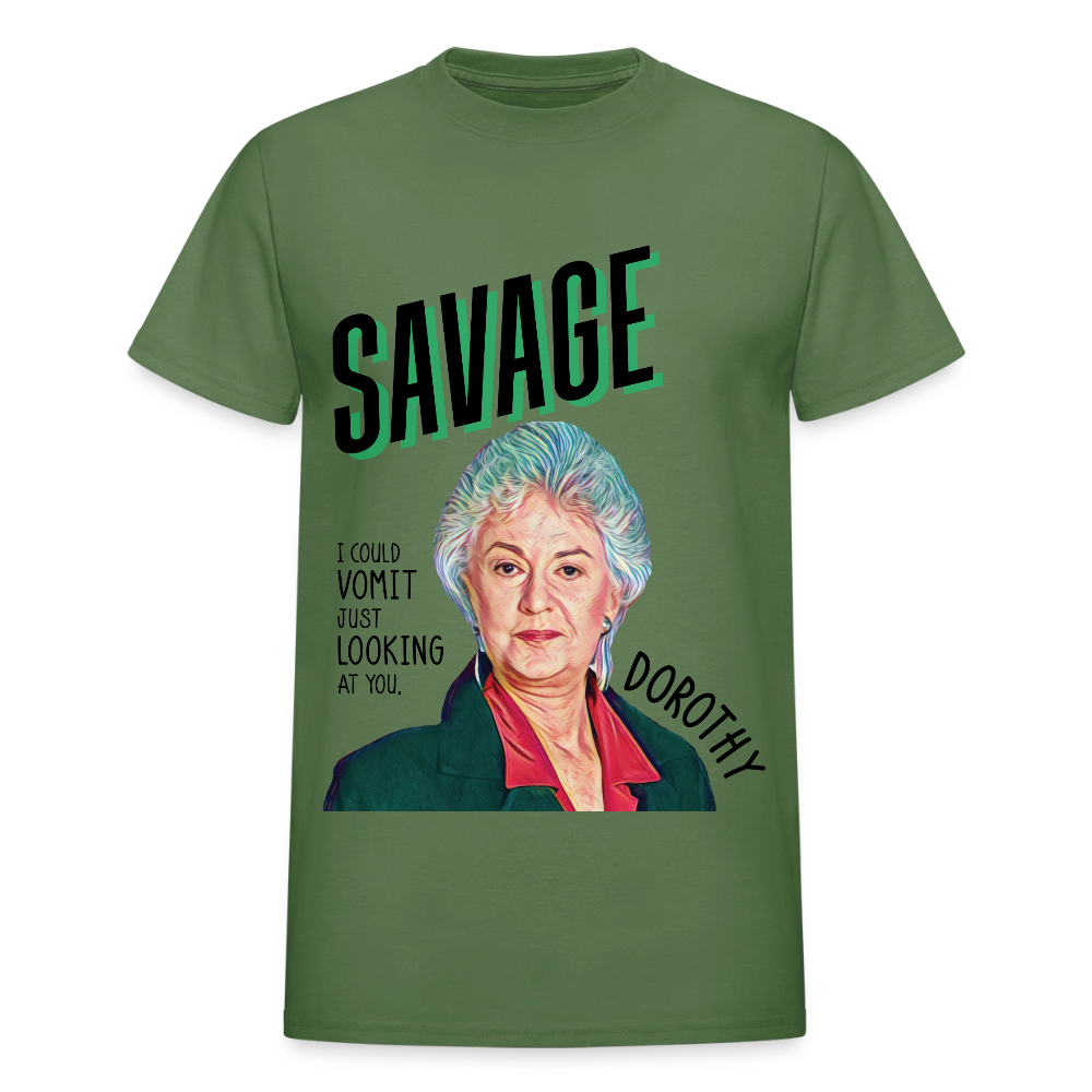 Gildan Ultra Cotton Adult T-Shirt - military green