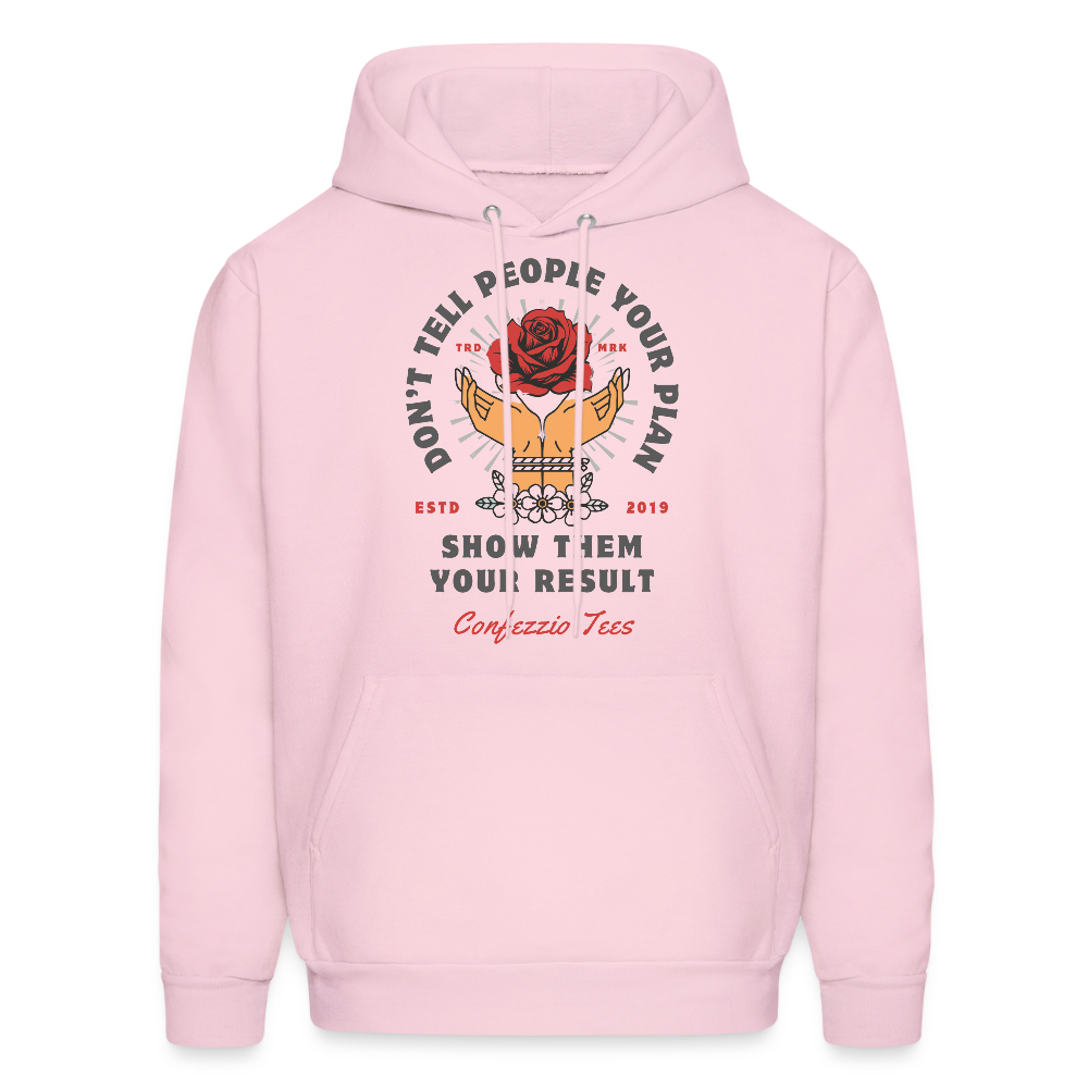 Men's Hoodie - pale pink