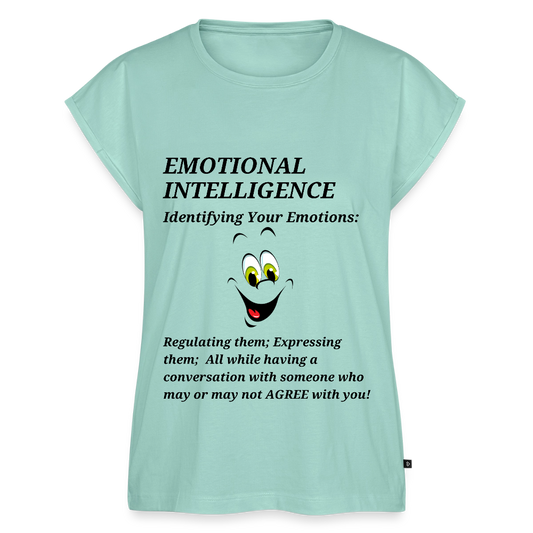 Women's Roll Cuff T-Shirt - mint