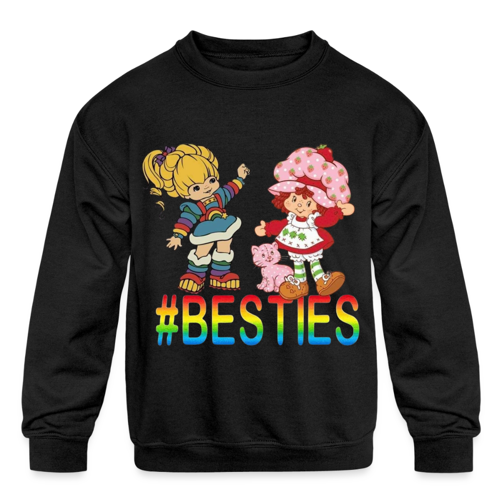 Kids' Crewneck Sweatshirt - black