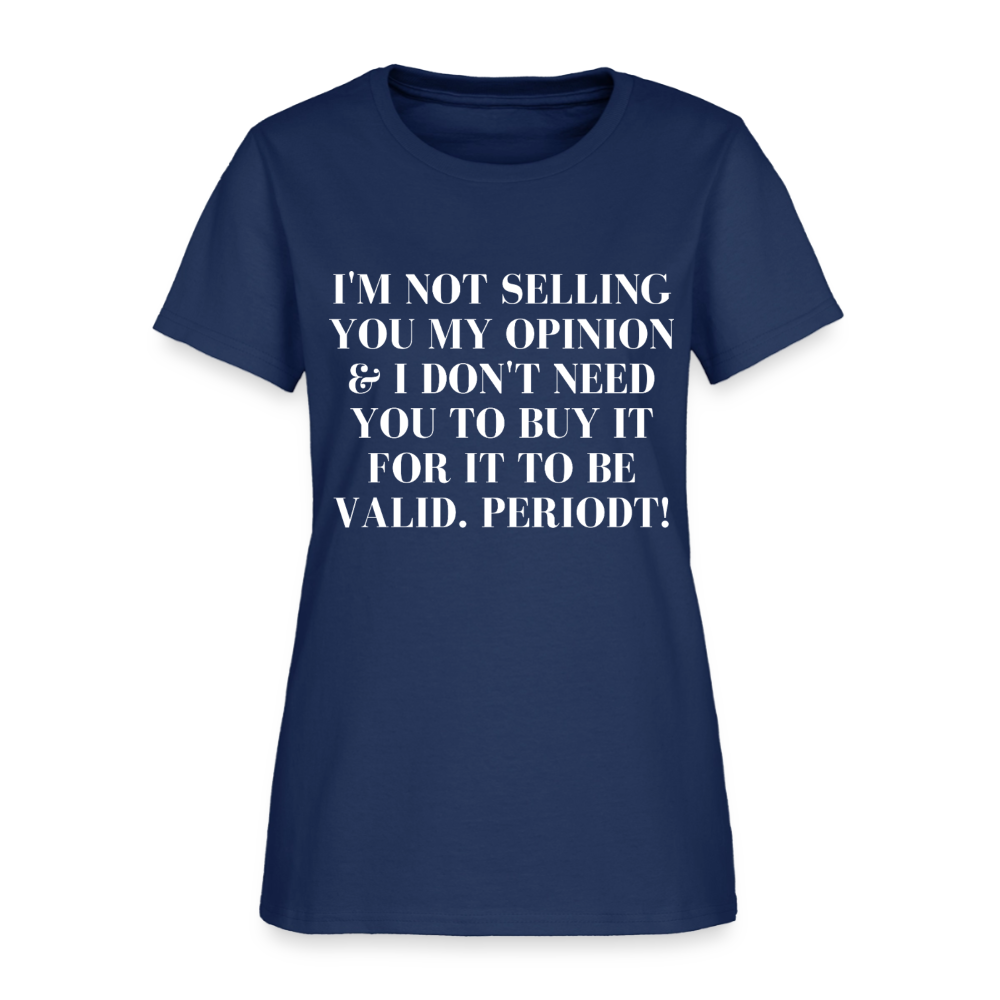 Women's T-Shirt -  blue dusk