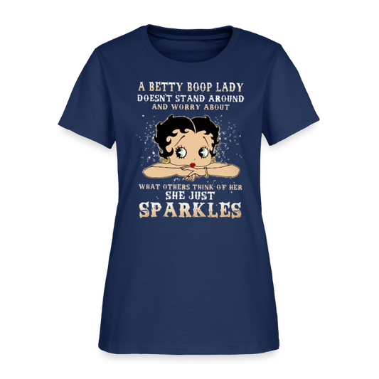 Women's T-Shirt -  blue dusk