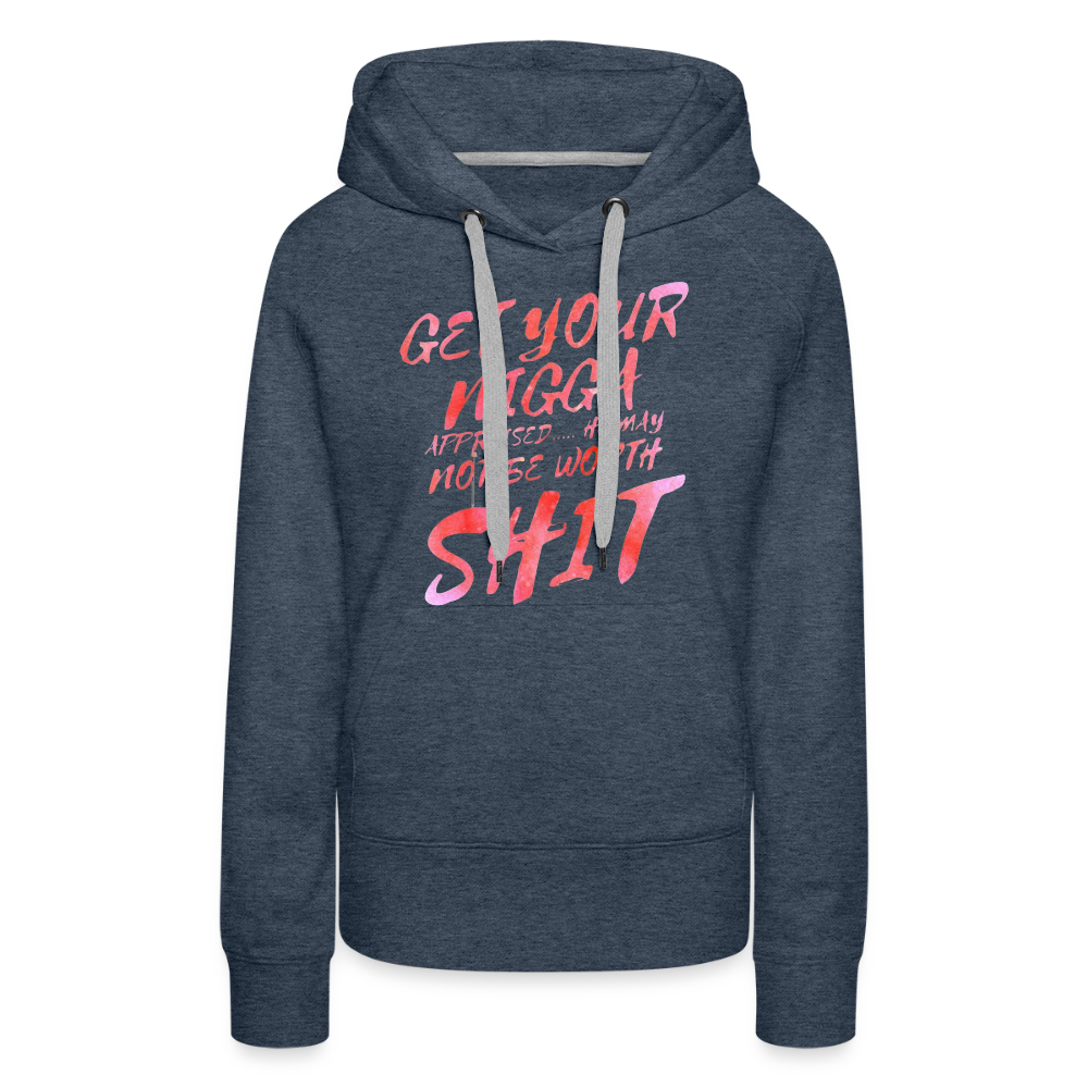 Women’s Premium Hoodie - heather denim